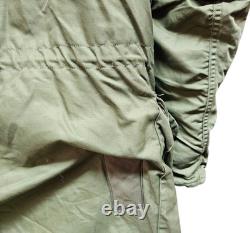 Genuine Vintage 1970 Retro Canadian Army Military ECWC Fur Hood Parka Size 1 #10