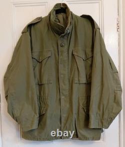 Genuine Vintage US Military M-65 Combat Jacket, OG-107, Large 44