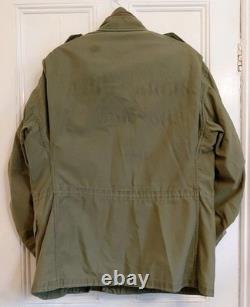 Genuine Vintage US Military M-65 Combat Jacket, OG-107, Large 44