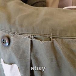 Genuine Vintage US Military M-65 Combat Jacket, OG-107, Large 44