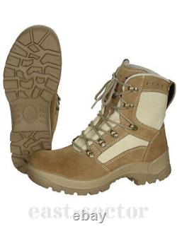 German Army Combat Field Boots HAIX BW Military Shoes GORETEX Khaki Desert 45