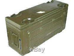 German Army NATO Case Metal crate military Aluminum box 4x4 IP 65 60x20x28cm