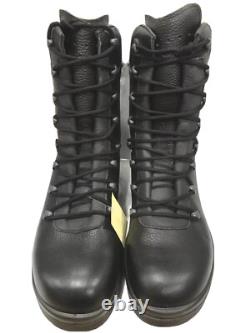 German Army Para Boots Genuine Military Surplus Combat Leather Black Nearly New