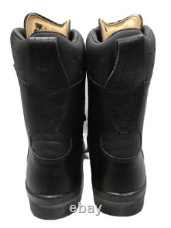 German Army Para Boots Genuine Military Surplus Combat Leather Black Nearly New