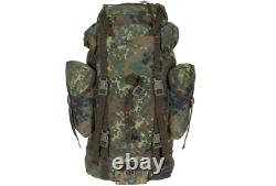 German Army Tactical Backpack 65L Flecktarn Bundeswehr Original Military Surplus