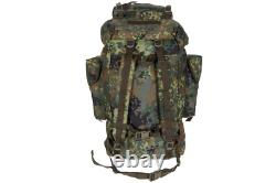 German Army Tactical Backpack 65L Flecktarn Bundeswehr Original Military Surplus