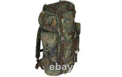 German Army Tactical Backpack 65L Flecktarn Bundeswehr Original Military Surplus