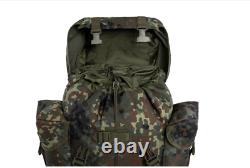 German Army Tactical Backpack 65L Flecktarn Bundeswehr Original Military Surplus