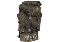 German Army Tactical Backpack 65L Flecktarn Bundeswehr Original Military Surplus