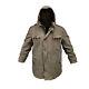 German Parka Original Army Surplus Military Winter Warm Fleece Hooded Coat Olive