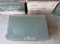 Grade 2 12 Pack 50 Cal Ammo Can Box Army Military M2A1 Metal Storage 5.56