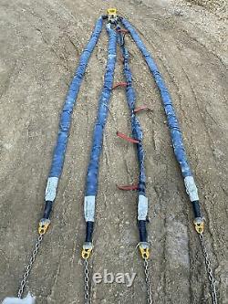 Gunnebo 4 Leg Lifting Chain Sling 4.6 Ton Ex MOD Military Army Surplus