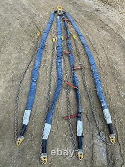 Gunnebo 4 Leg Lifting Chain Sling 4.6 Ton Ex MOD Military Army Surplus