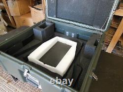 HARDIGG MILITARY STORAGE CONTAINER 27x25x14 ARMY SURPLUS HEAVY DUTY HINGED