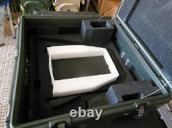 HARDIGG MILITARY STORAGE CONTAINER 27x25x14 ARMY SURPLUS HEAVY DUTY HINGED