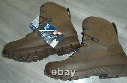 Haix Desert Combat High Liability Mens Brown Suede Boots Size 10m New