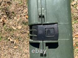Hardigg military case green plastic rifle case army surplus rifle case with foam