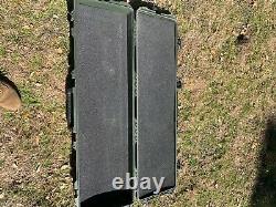 Hardigg military case green plastic rifle case army surplus rifle case with foam
