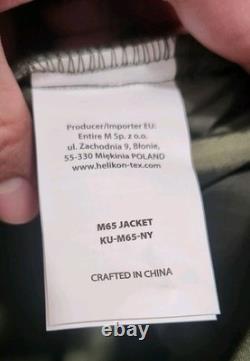 Helikon-Tex KU-M65-NY-02-804 Field Jacket Army Parka Olive Green NWT Men's Small