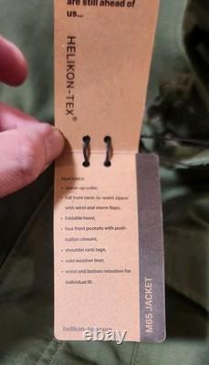 Helikon-Tex KU-M65-NY-02-804 Field Jacket Army Parka Olive Green NWT Men's Small