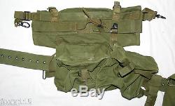 Iraq Iraqi Army Republican Guard Military Web Ammo Belt Frog Pouch Canteen Set