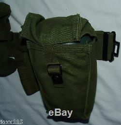 Iraq Iraqi Army Republican Guard Military Web Ammo Belt Frog Pouch Canteen Set