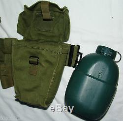 Iraq Iraqi Army Republican Guard Military Web Ammo Belt Frog Pouch Canteen Set