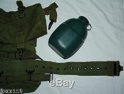 Iraq Iraqi Army Republican Guard Military Web Ammo Belt Frog Pouch Canteen Set