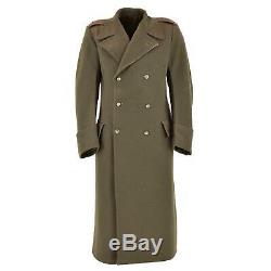 Italian Army Carabinieri Greatcoat Winter Coat Military Wool Tight Fabric New