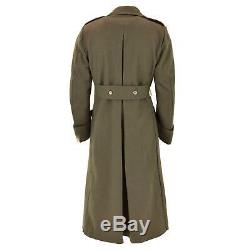 Italian Army Carabinieri Greatcoat Winter Coat Military Wool Tight Fabric New