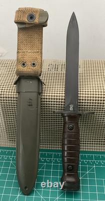 Italian Military Surplus M1 Carbine Bayonet & Scabbard 1960 AET