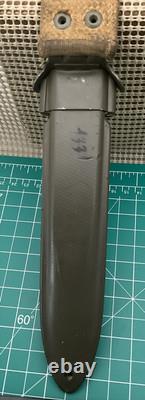 Italian Military Surplus M1 Carbine Bayonet & Scabbard 1960 AET