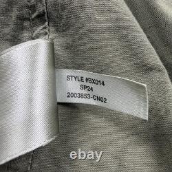 J Crew Garment Dyed Field Jacket Army Surplus Sateen Olive Green Vintage XL