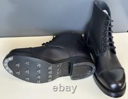 JOHN LAND British Army Military Leather Ammo Parade Boots UK SZ 9 M US 9.5 NWB