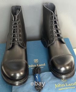JOHN LAND British Army Military Leather Ammo Parade Boots UK SZ 9 M US 9.5 NWB