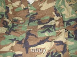 LOT of 9 US army military winter weight bdu woodland small regular NOS
