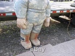 Large Inflatable Army Soldier Man Military Surplus Prop Store Display. No Motor