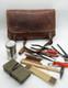 Large Swiss Army Military Mechanic Electrician Tool Weapon Bag Leather Ww2 1940