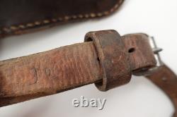 Large Swiss Army Military Mechanic Electrician Tool Weapon Bag Leather WW2 1940