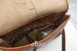 Large Swiss Army Military Mechanic Electrician Tool Weapon Bag Leather WW2 1940