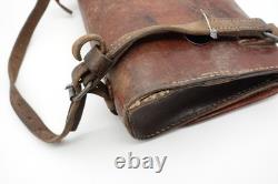 Large Swiss Army Military Mechanic Electrician Tool Weapon Bag Leather WW2 1940