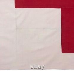 Large Vintage Cotton Sewn Flag Red Cross Medic First Aid Military Army Surplus