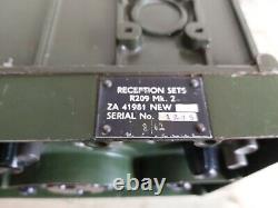 Larkspur Army Military Radio HF Communications Receiver R209 MK2 SN1285 WORKING