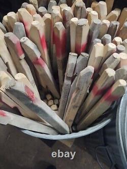 Lot 80 Us Army Military Surplus 16 Wood Tent Stakes Reenactment Camping Hunting