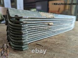 Lot Of 30 Used Military Surplus Metal Tent Stakes Camping Aluminum ANCHOR Stakes