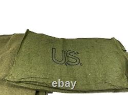 Lot Of 4 New Military Army U. S. Olive Green Wool Blanket 66 x 90 Northwest