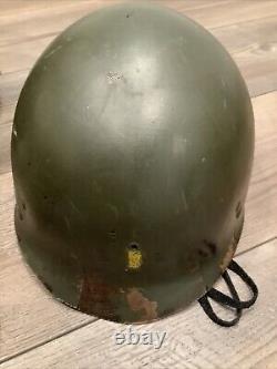 Lot Of Four Army Military Helmets Helmet Liner Westinghouse Firestone Ww2