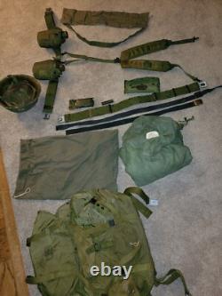 Lot Of US Military LC-1 Large Metal Frame Alice Backpack Rucksack Army USMC More