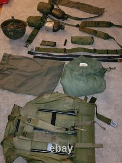 Lot Of US Military LC-1 Large Metal Frame Alice Backpack Rucksack Army USMC More