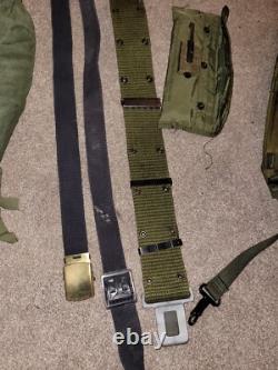 Lot Of US Military LC-1 Large Metal Frame Alice Backpack Rucksack Army USMC More